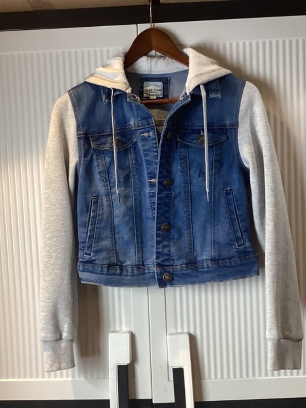 Wax Jean Hooded Denim Jacket Size‎ Small